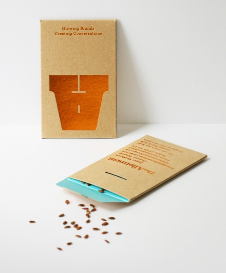 Designer’s Seed Packet Business Card