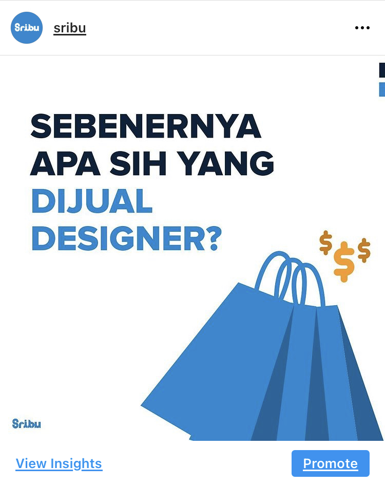 cara jualan di instagram dengan iklan Sribu