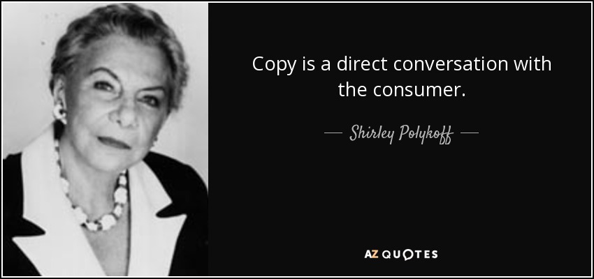 quotes shirley polykoff