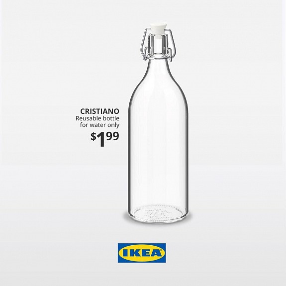 IKEA Cristiano Water Bottle