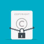 locked copyright illustration