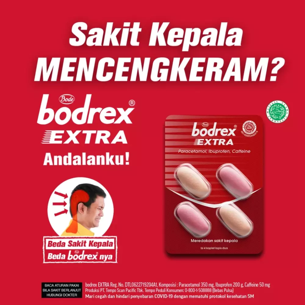 Bodrex Extra advertisement