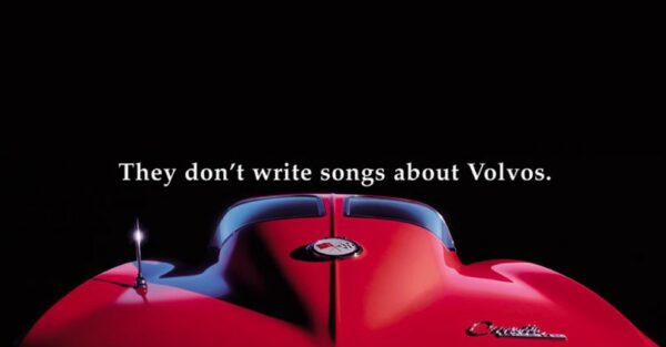 creative corvette advertisement copywriting
